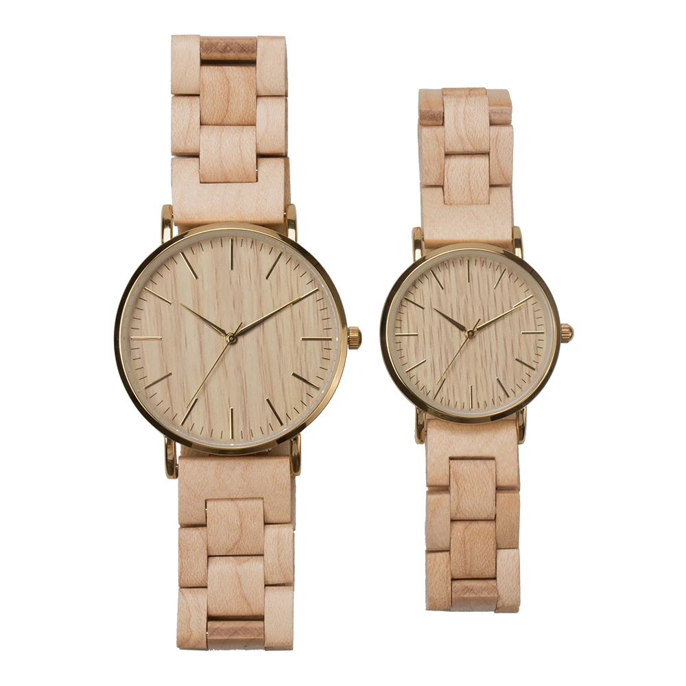

Unisex Size Watch Miyota Movement with Custom Logo Wood Women Mens Style Watches Wood