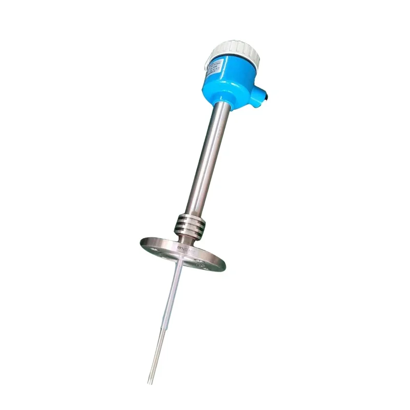 

The static capacitance level switch detects the dielectric constant of the medium