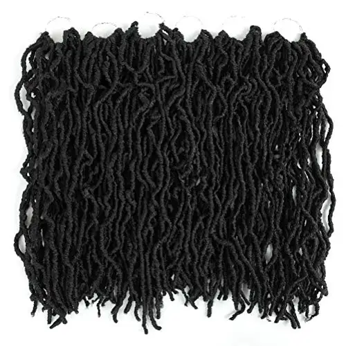 

Soft Locs Crochet Hair Natural Pre Looped Synthetic Distressed Locs Braiding Hair