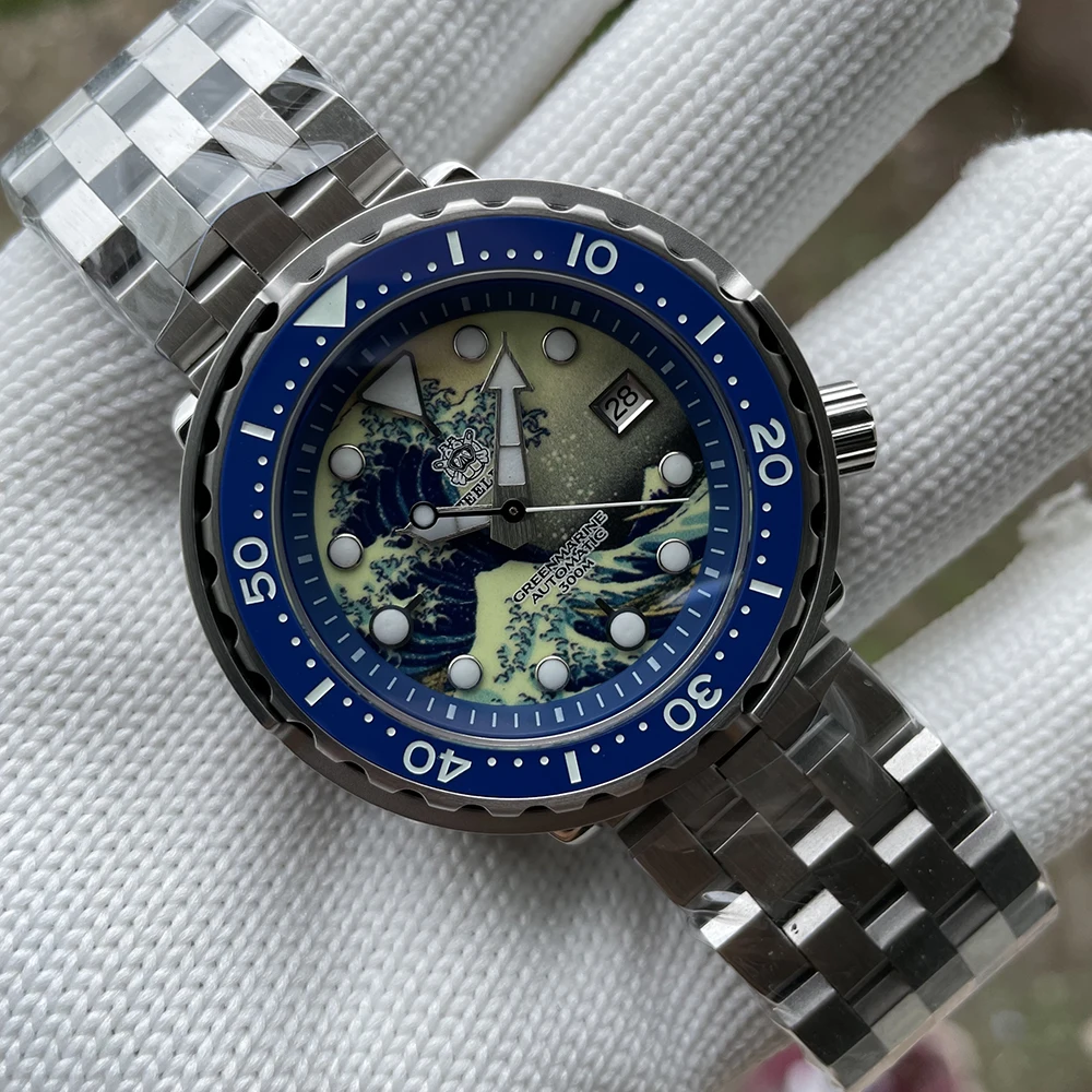 

Best Selling SD1975J Qiin Steeldive Kanagawa Full Luminous Surfing Dial 300m Water Resistant NH35 Tuna Dive Watch