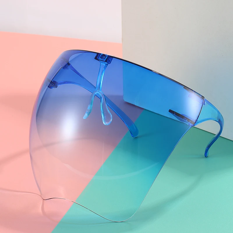 

L9201 2021 Hot Selling One Piece Oversized Anti Vertigo Glasses Anti Fog Glasses Sports Sunglasses Face Shield