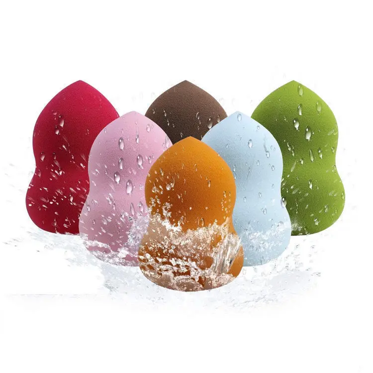 

wholesale coffee cup custom non latex makeup cosmetic puff beauty sponge blender, Multiple colors