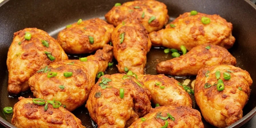 Stored Chicken in Container