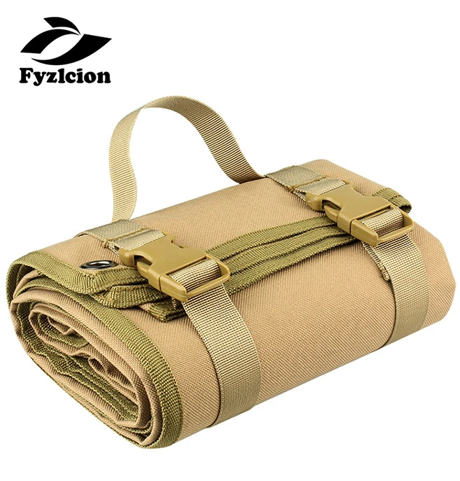 

Tactical 1000D Nylon Shooting Mat Lightweight Roll Up Camping Mat Non-slip Hunting Gun Pad, Black/sand/green/camouflage