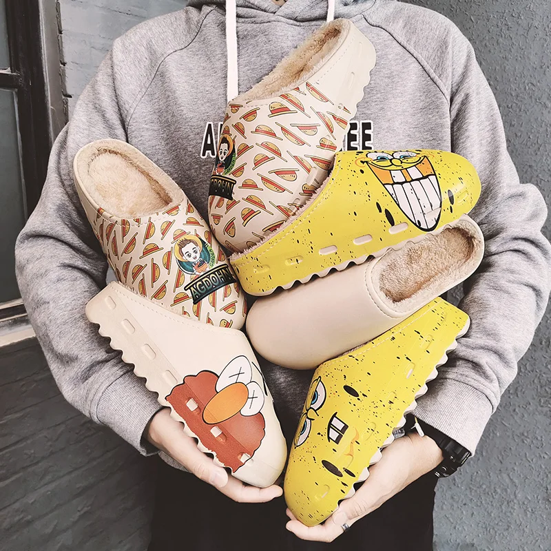 

Manufacture Wholesale Cute men s slides sleepers made in China