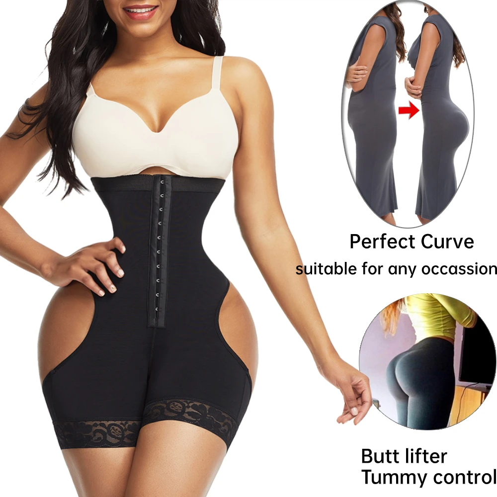 
HEXIN New Design Women High Waist Body Set Shapewear Fitness Seamless Control Girdle Body Shaper Slim Waist 