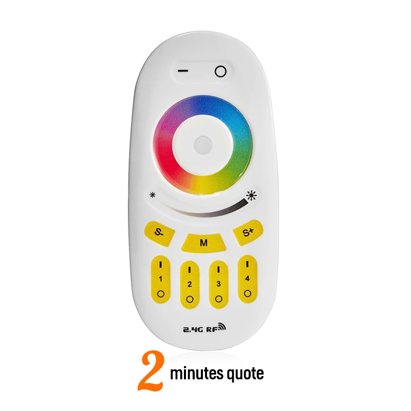

Touchable 2.4g rf rgb led controller manual for remote control wireless led light, White/ black