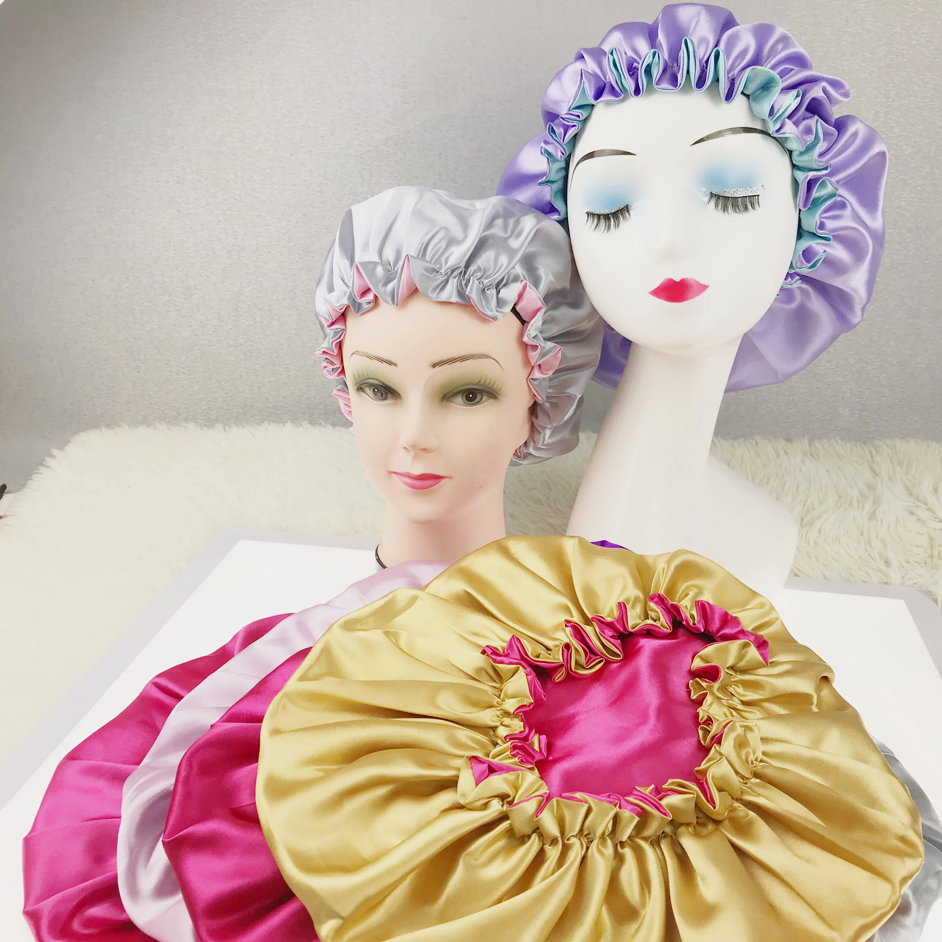 

Cheap Price Satin Bonnet Extra Large, Color