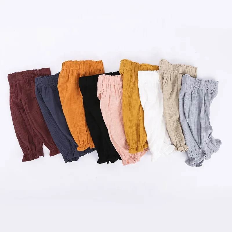 

B52903A Little boys and girls fashion high waist pure color bloomers, White/yellow/black/pink/navy/red/apricot/ginger/blue