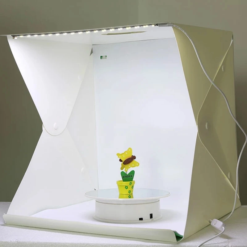 

Mini Ring Lightbox Folding Portable Photo Studio Box Photography Softbox Light Box Studio Shooting Tent Box Kit