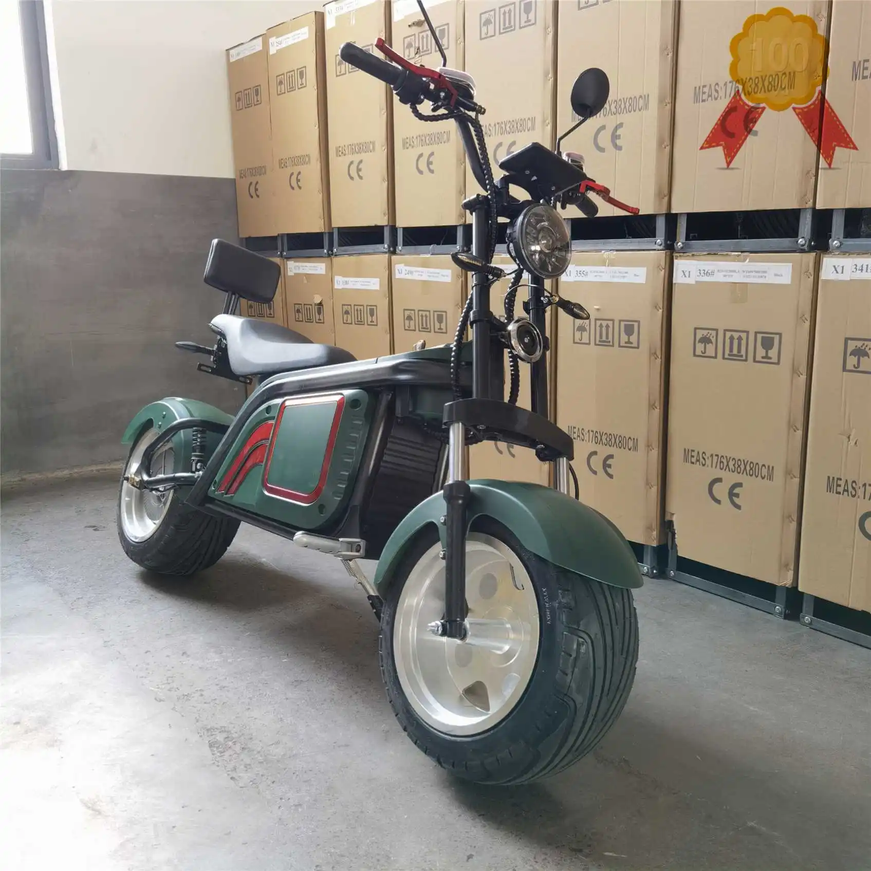 

Hulk1 Model 2000W 12Ah Citycoco Scooter