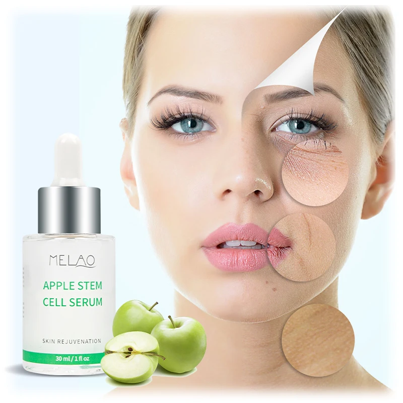 

Private label Skin Face Care Private Label Vitamin C Apple Anti Wrinkle Stem Cell Serum Face Lift Hyaluronic Acid Cream, Transparent