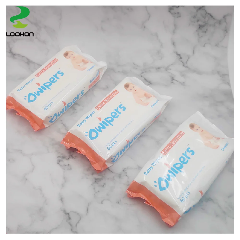 

Lookon private label cotton wipes 99% water skin care pure water baby wipes single pack water baby wipes alcohol free