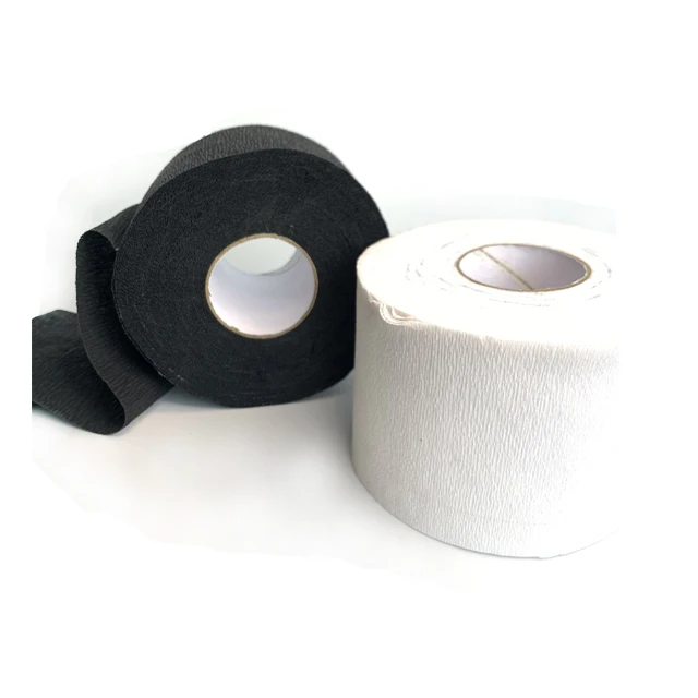 

Hot selling barber shop use soft neck tissue paper neck paper roll Prevent broken hair from falling in, Black,white