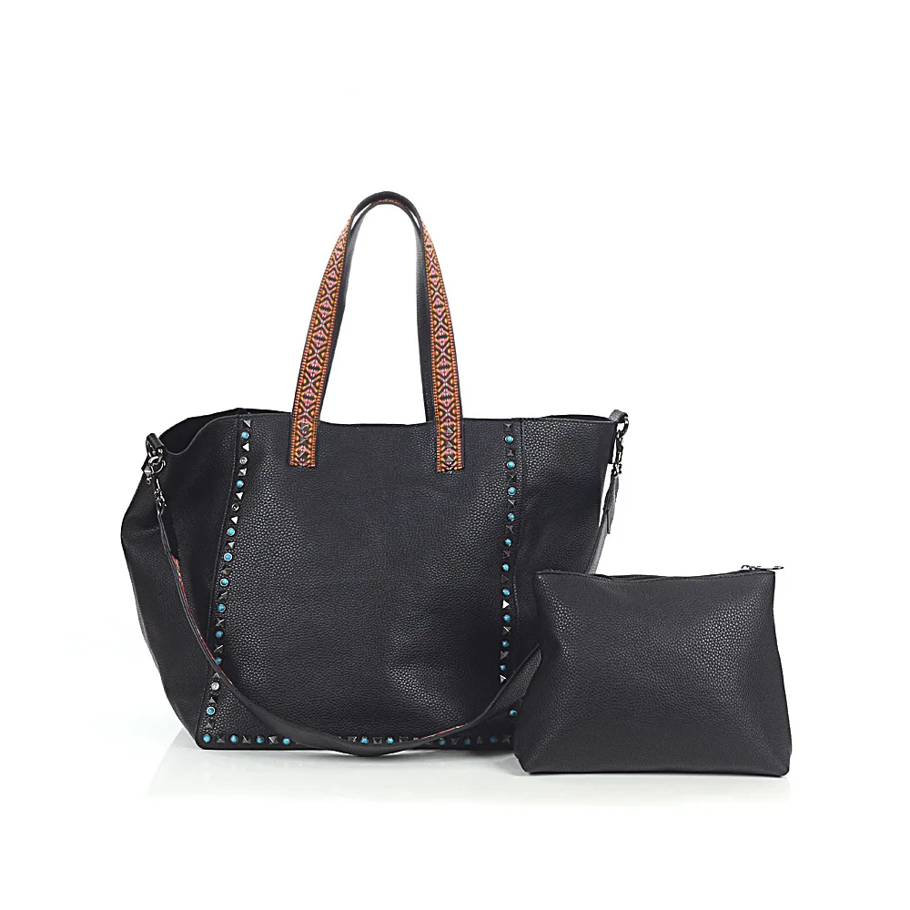 

Snakeskin Classic Big Handbag Set For Woman 2021