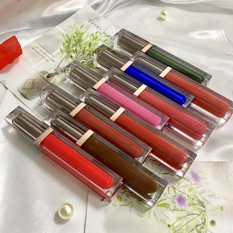 

New arrival natural lip gloss 112 colors private label clear lip gloss