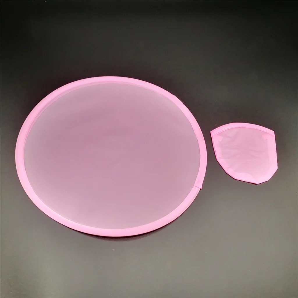 25cm 190T polyester foldable flying disc with pouch