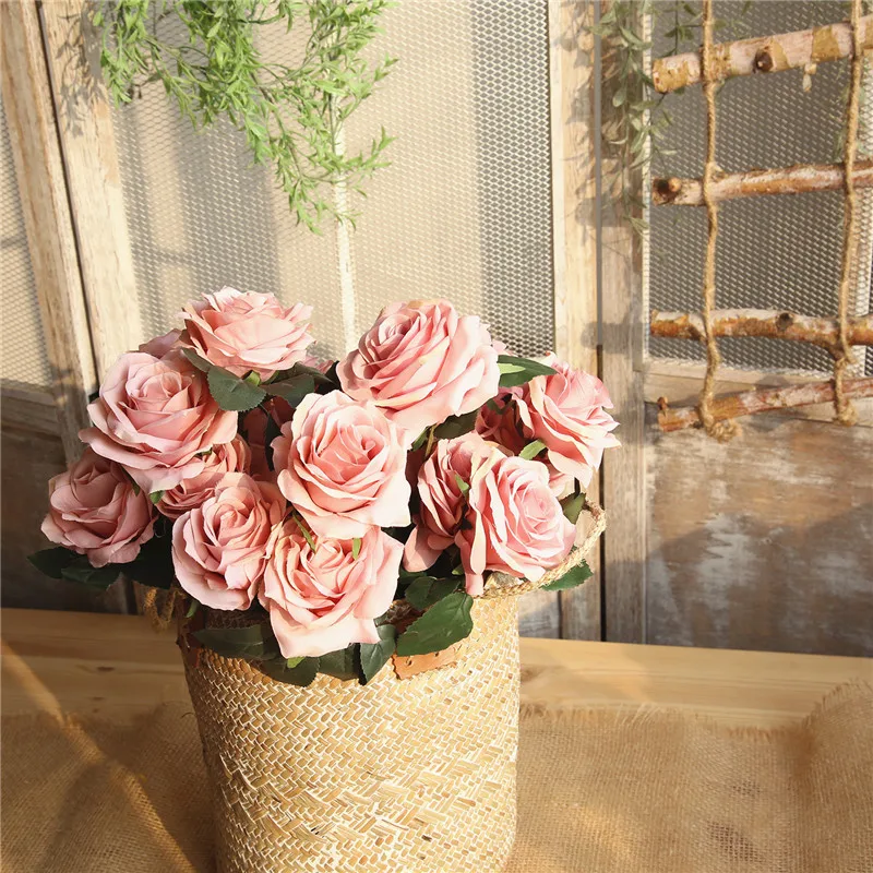 Wholesale Top Quality Artificial White Roses Bulk Rose With Best