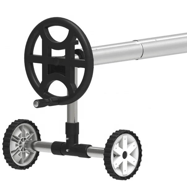 

Factory price new design above ground pool cover reel and roller, Same as photo