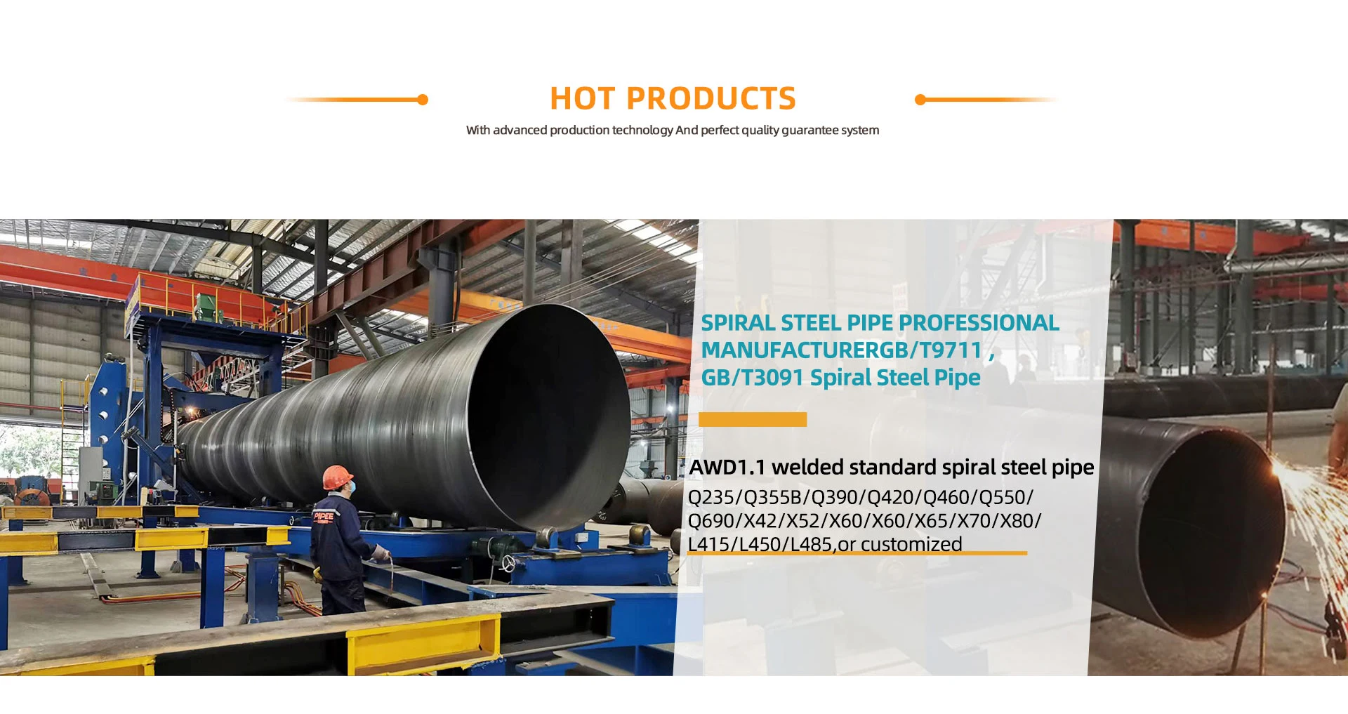 Guangdong Paibo Steel Pipe Co., Ltd. Spiral Steel Pipe, 3pe Anti