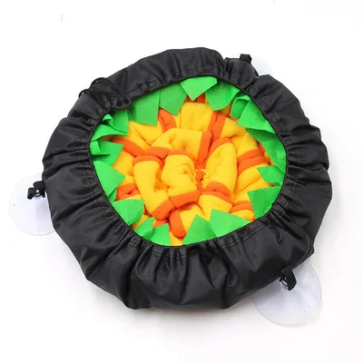 

Dog Training Feeding Sunflower Snuff Personalized Pet Training Feeding Snuffle Pad Pet Discovery Food Training Slow Eat Bowl, Yellow