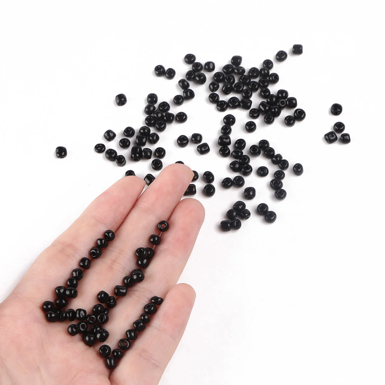 

Hobbyworker 4500 Pieces Bracelet Spacer Loose  Glass Seed Beads for DIY Necklaces Craft Jewelry Making Supplies, Photo