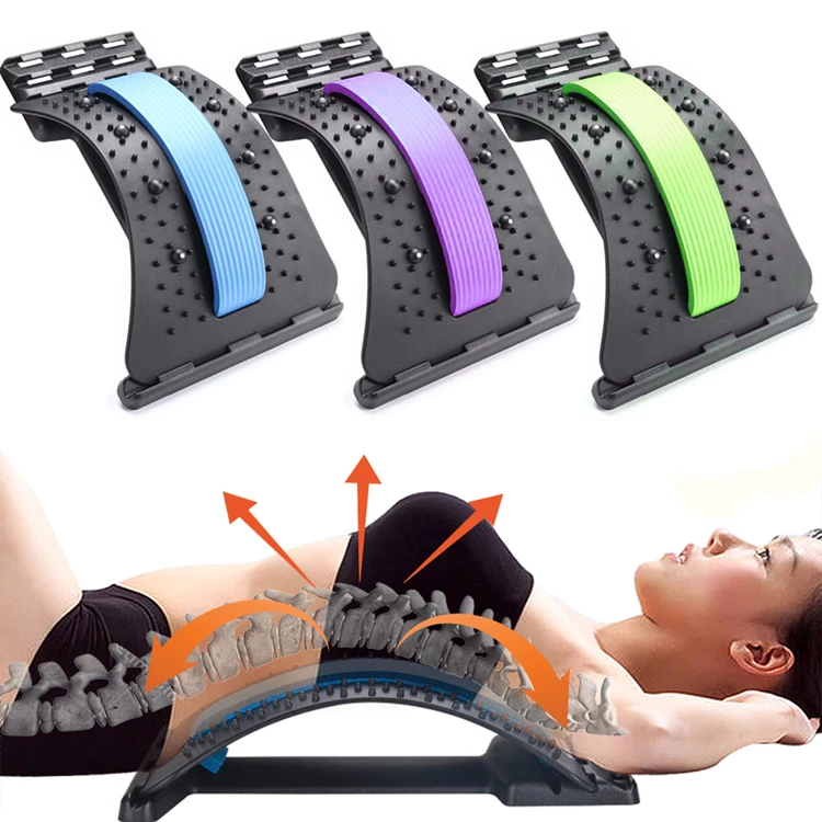 

Magnet Therapy Back Stretcher Back Massager Lumbar Support Stretcher Spinal Pain Relieve Back Pain Muscle Pain Relief, Customized