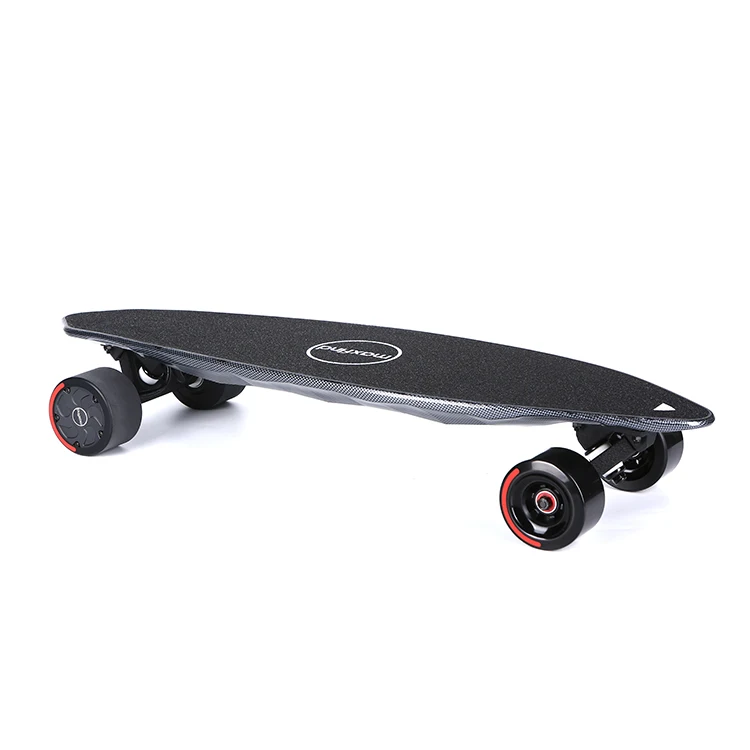 Wholesale High Quality Max 2 Pro Maple Wooden + PU Material 600w*2 Motor Longboard Electric Skateboard