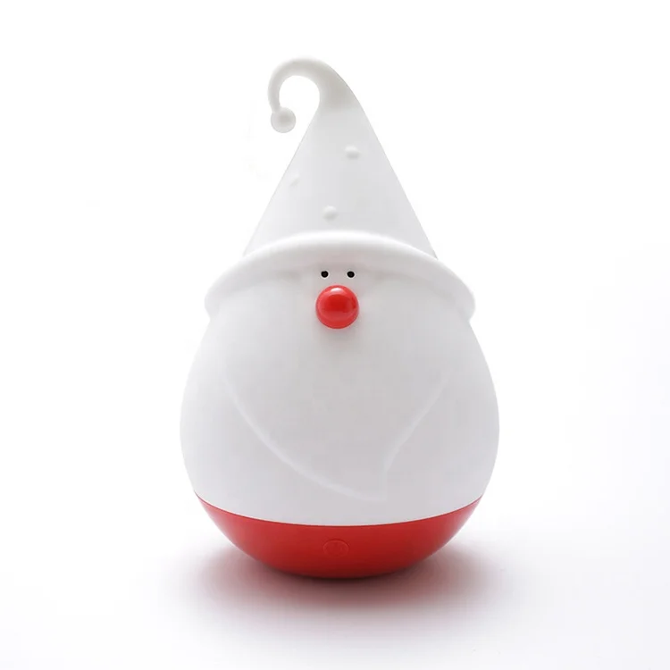 OEM Custom Christmas Touch Sensor Baby Led Lamp Silicone Night Light for Kids