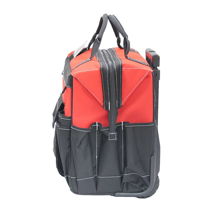 Heavy Duty Tool Bags With Wheels Large Capacity Electrician Trolley