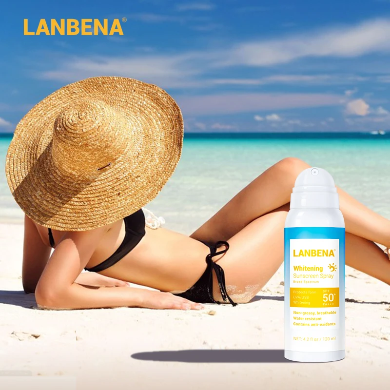 

LANBENA facial sunscreen spray skin face sunscreen spf 50 free shipping