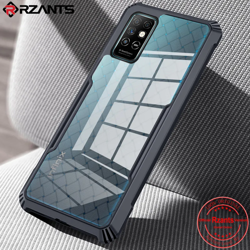 

Rzants For Infinix Note 8 Phone Case Hard [BV Beetle] Hybrid Shockproof Slim Crystal Clear Cover Double Casing