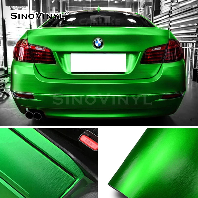 

SINOVINYL Wholesale Quality Chrome Brushed Car Wrapping Vinyl Film