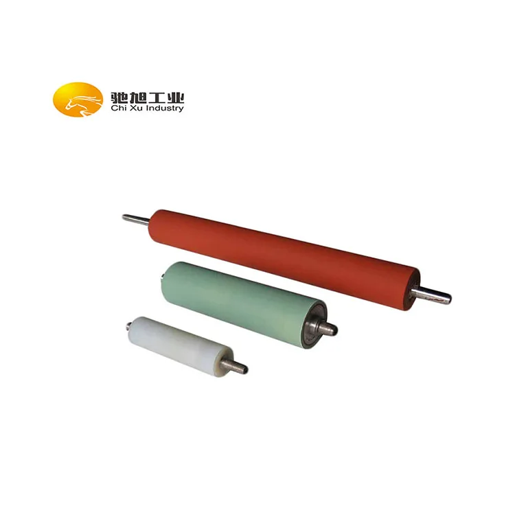 
Wear resisting Pu Lamination Polyurethane Rice Mill Rubber Coated Plastic Roller With Steel Shaft For Conveyor System  (62412427922)