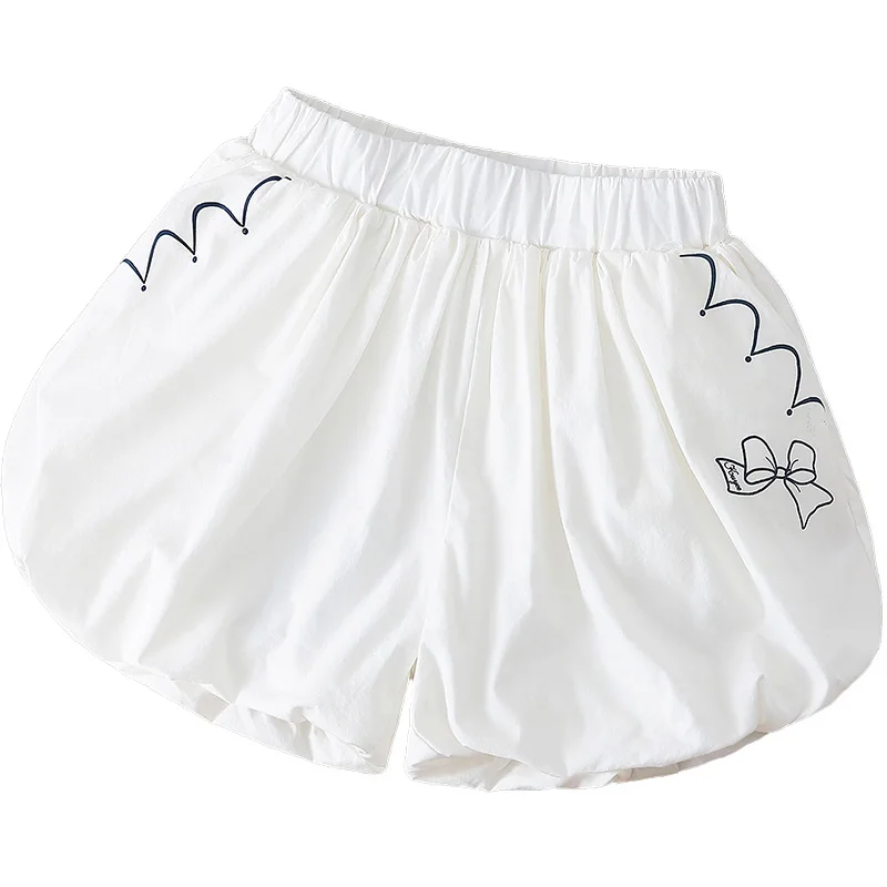 

Kuyeebear 2022 Summer New Design Embroidered Baby Girls Bottom Breathable Plus Size Kids Shorts for Girls 3 to 12 Years