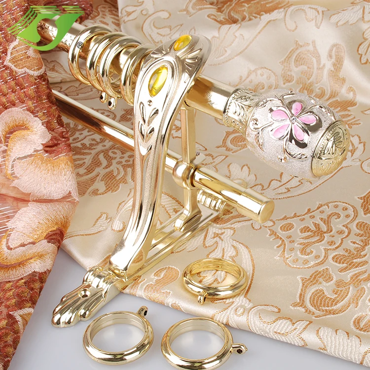 New designs luxury extendable 28mm window curtain rods