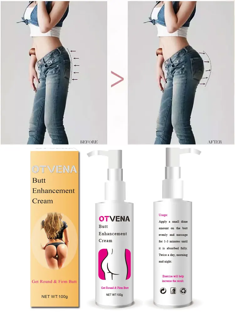 
OTVENA Natural Butt Massage Increase Buttocks Size Hip Lift Up Cream 