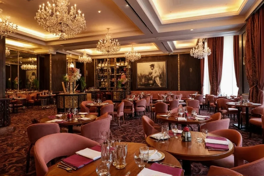 The Cinnamon Club restaurant interior showing restored historic police station architecture with modern Indian decor