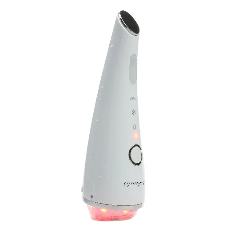 

High-quality materials USB 110V-240V cool and warm photon vibrating pore shrinking facial massaging beauty machine, White