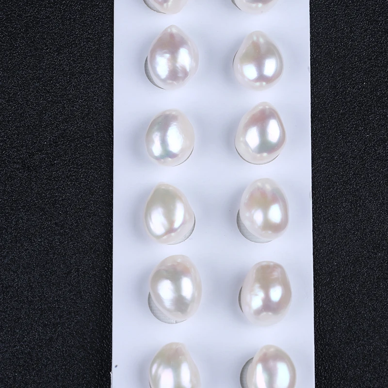 
12-13mm AAAA top quality large size nugget baroque loose pearls in pairs 