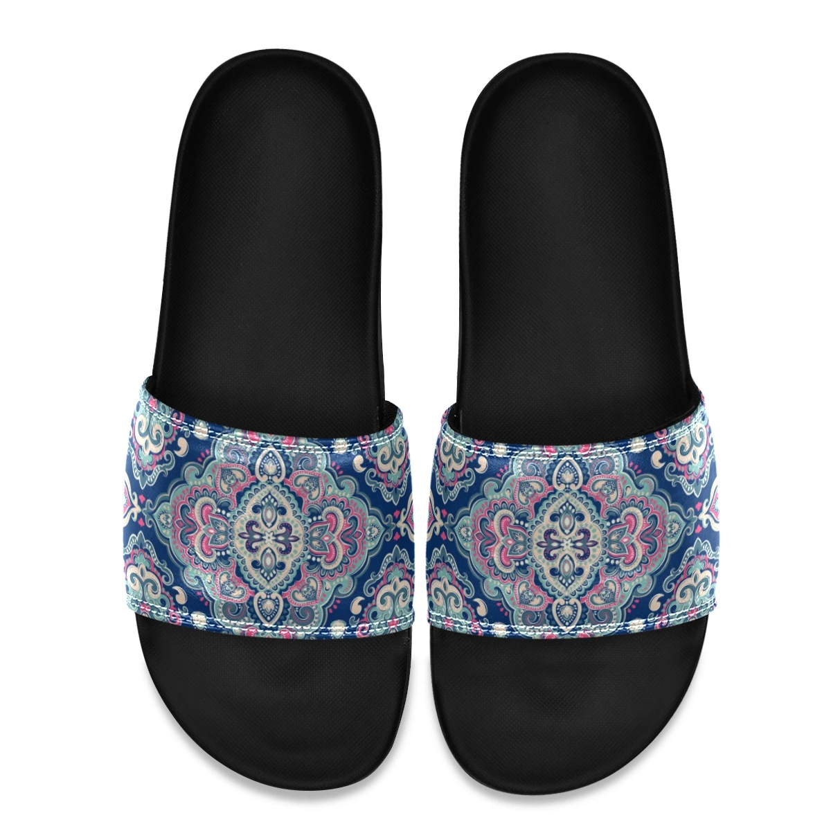 

Wholesale Casual Custom Print Outdoor Summer Soft Slides Men's Slippers For Home Hotel