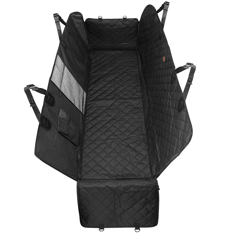 

55Inch Waterproof Front Bench Plastic Dog Car Seat Pet Cover, Gray/black