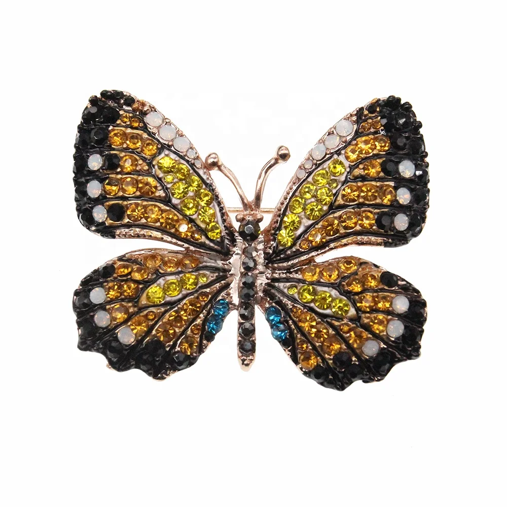 

Free Shipping Custom Lovely Butterfly Animal Women Brooch Pins, Customer's requirments