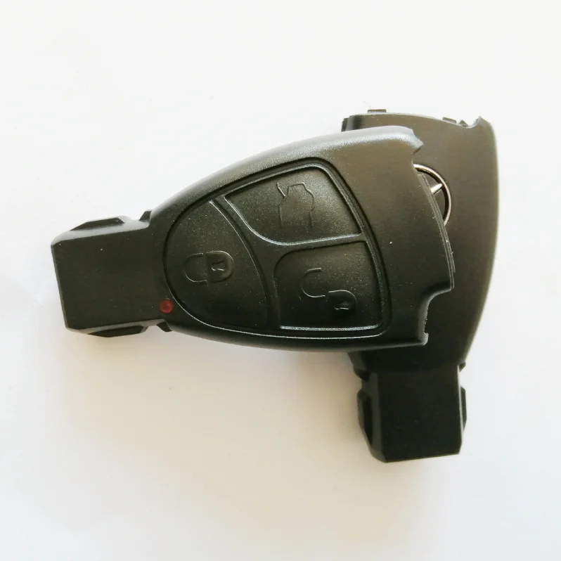 

free shipping With logo 3 Buttons Smart Key Case Shell Fob Cover for Mercedes-Benz B C E ML S CLK CL Vito 639 Smart Key