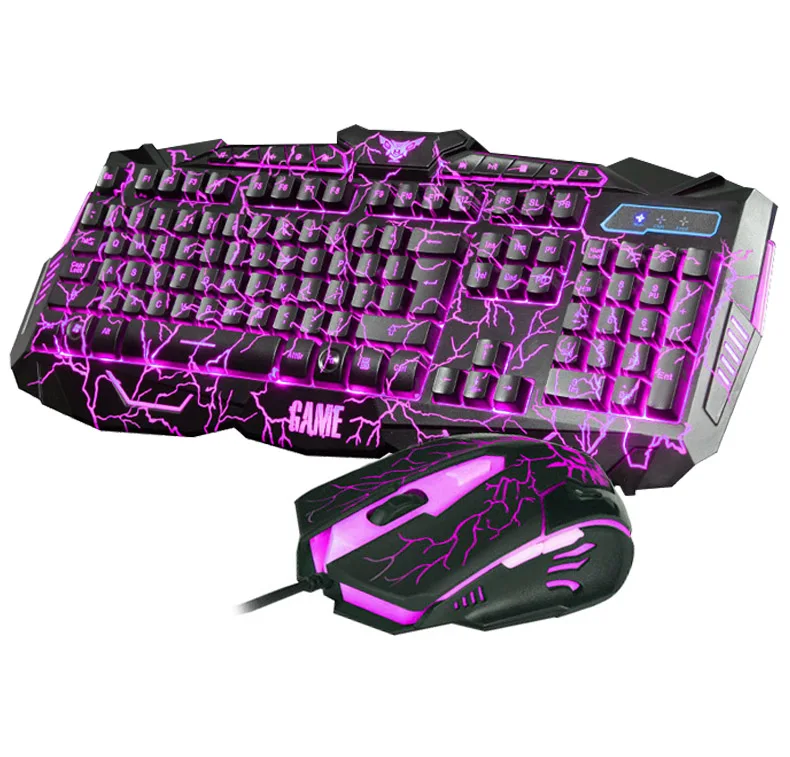 

Factory Direct 104 Keys Gaming Keyboard Tri-color Backlighting High Quality