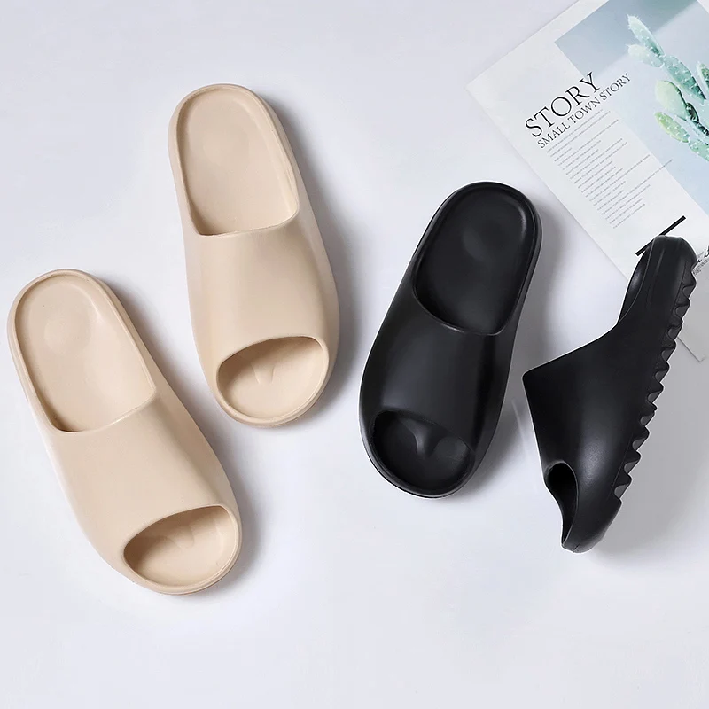 

Women Slippers Summer Quick-Drying Shower Non-slip Sandals Slippers Female Indoor EVA Slides