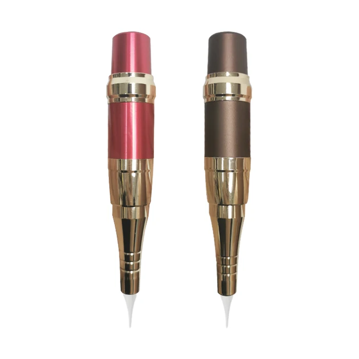 

Taiwan Copper Permanent Eyebrow Tattoo Machine Semi Permanent Makeup Tattoo Pen Machine, Red/ brown