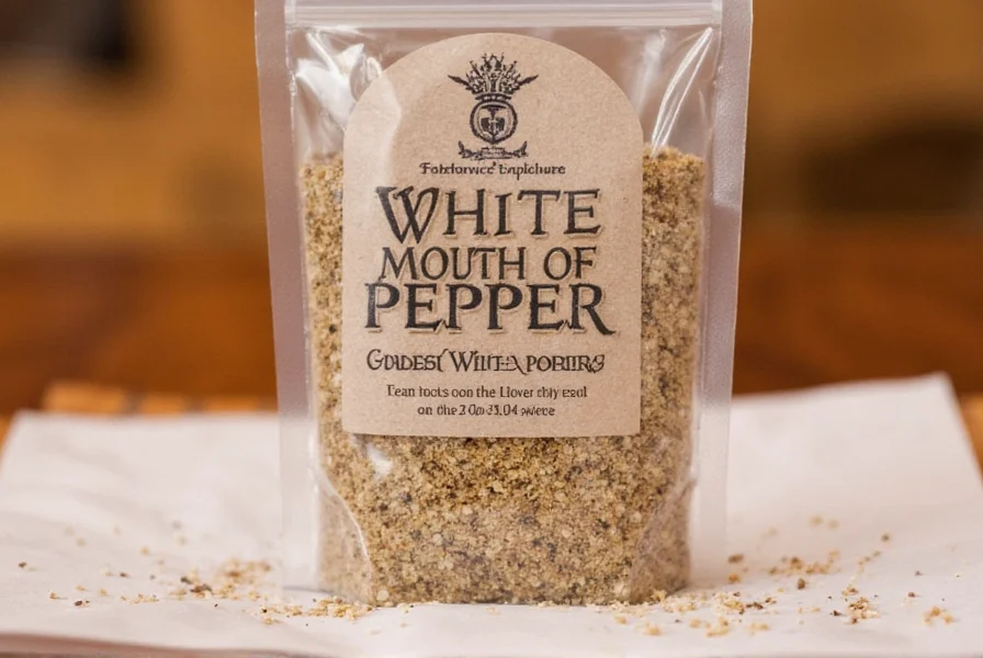 Black vs White Pepper