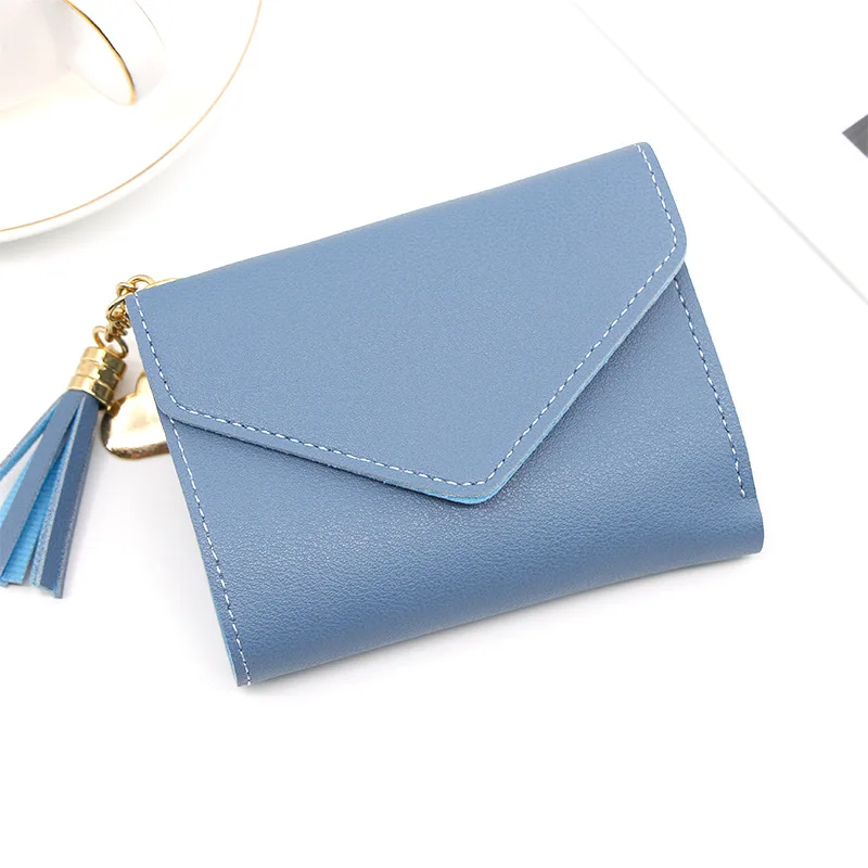 

Qetesh Wholesale Cheap Fashionable Mini Outdoor Leather Wallets For Women, 8colors