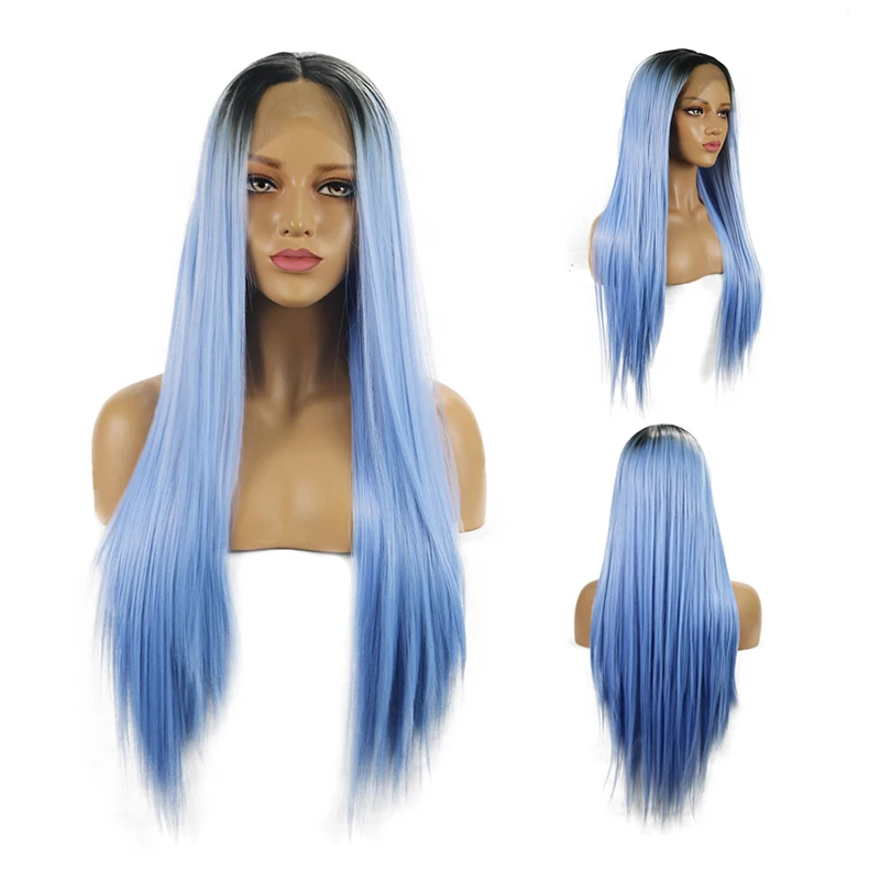 

Synthetic Lace Frontal Wigs Transparent Lace Wig For Black Women Wholesale Remy, Pic showed